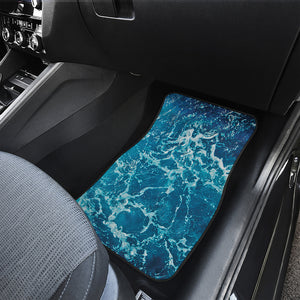 Ocean Surface Print Front and Back Car Floor Mats