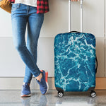 Ocean Surface Print Luggage Cover