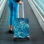 Ocean Surface Print Luggage Cover