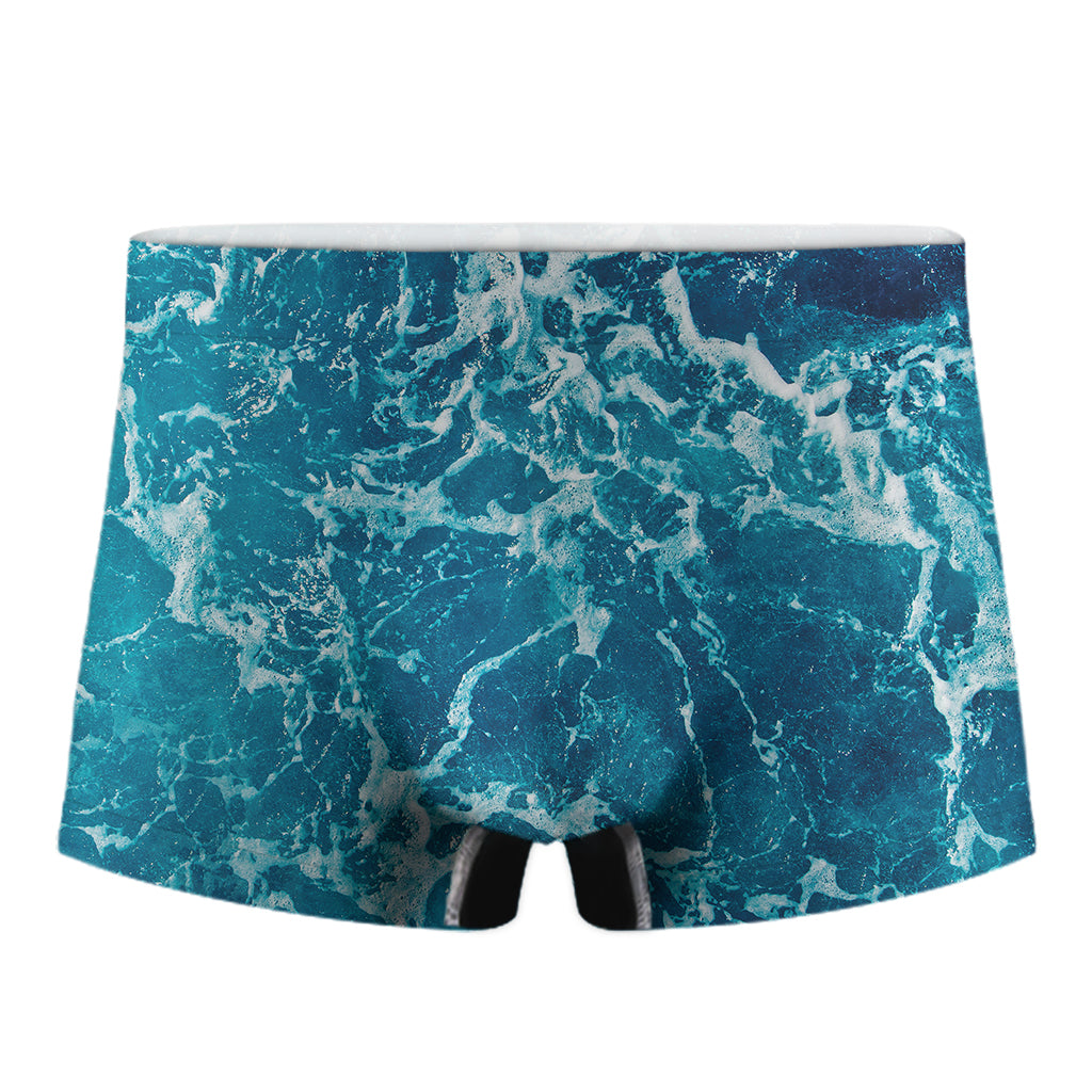 Ocean Surface Print Men's Boxer Briefs