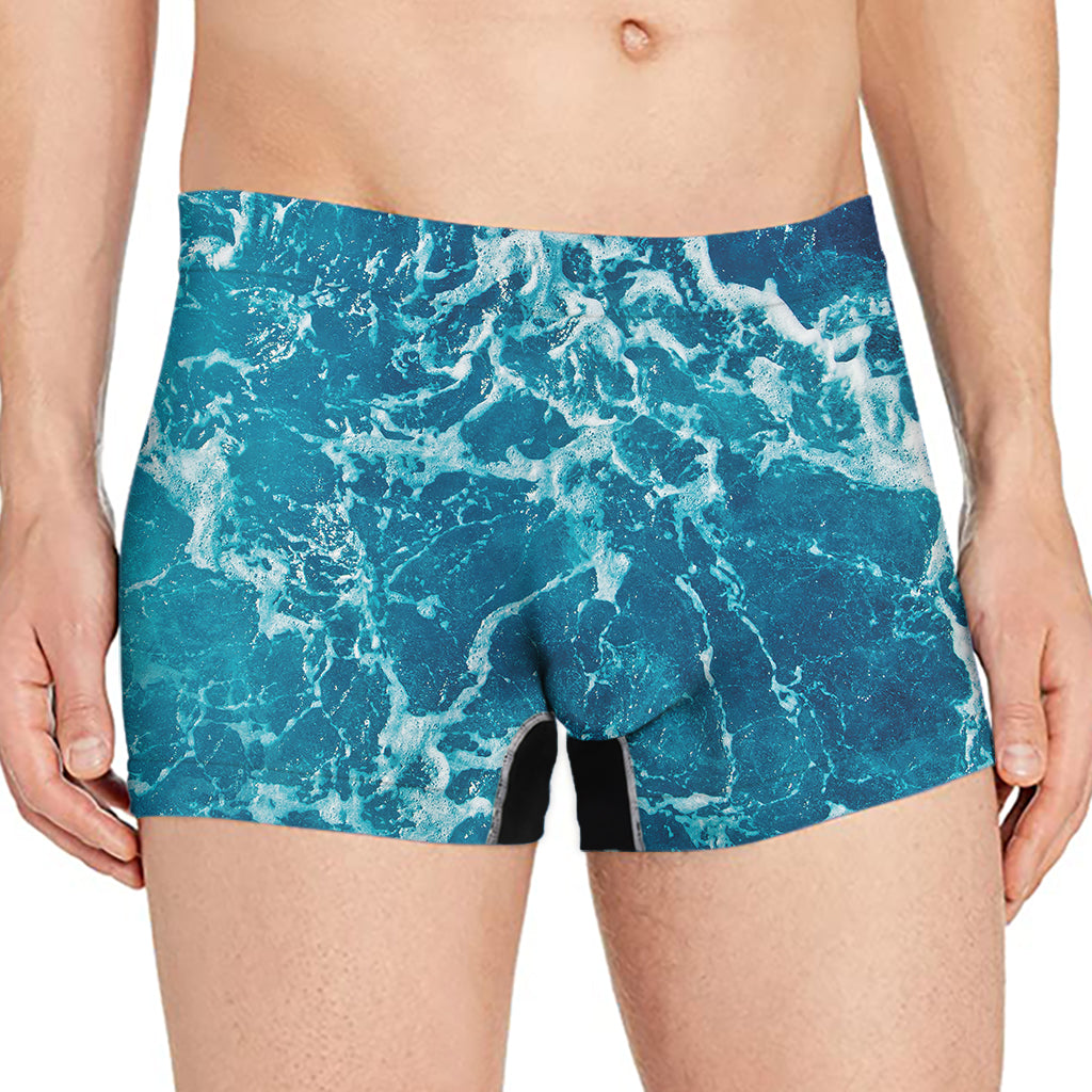 Ocean Surface Print Men's Boxer Briefs