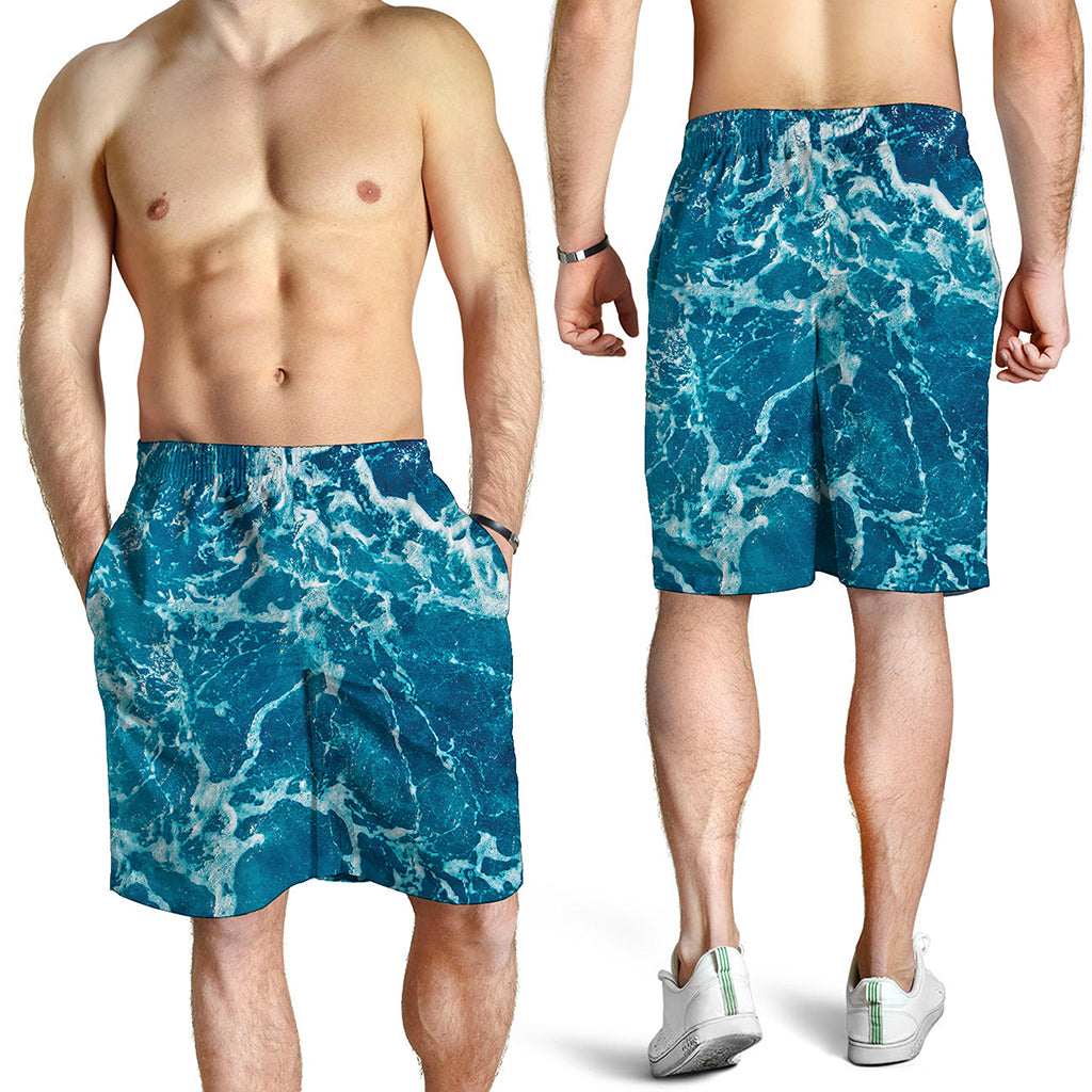 Ocean Surface Print Men's Shorts