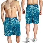 Ocean Surface Print Men's Shorts