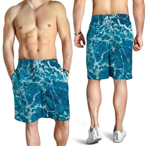 Ocean Surface Print Men's Shorts