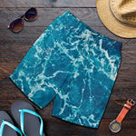 Ocean Surface Print Men's Shorts