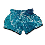 Ocean Surface Print Muay Thai Boxing Shorts