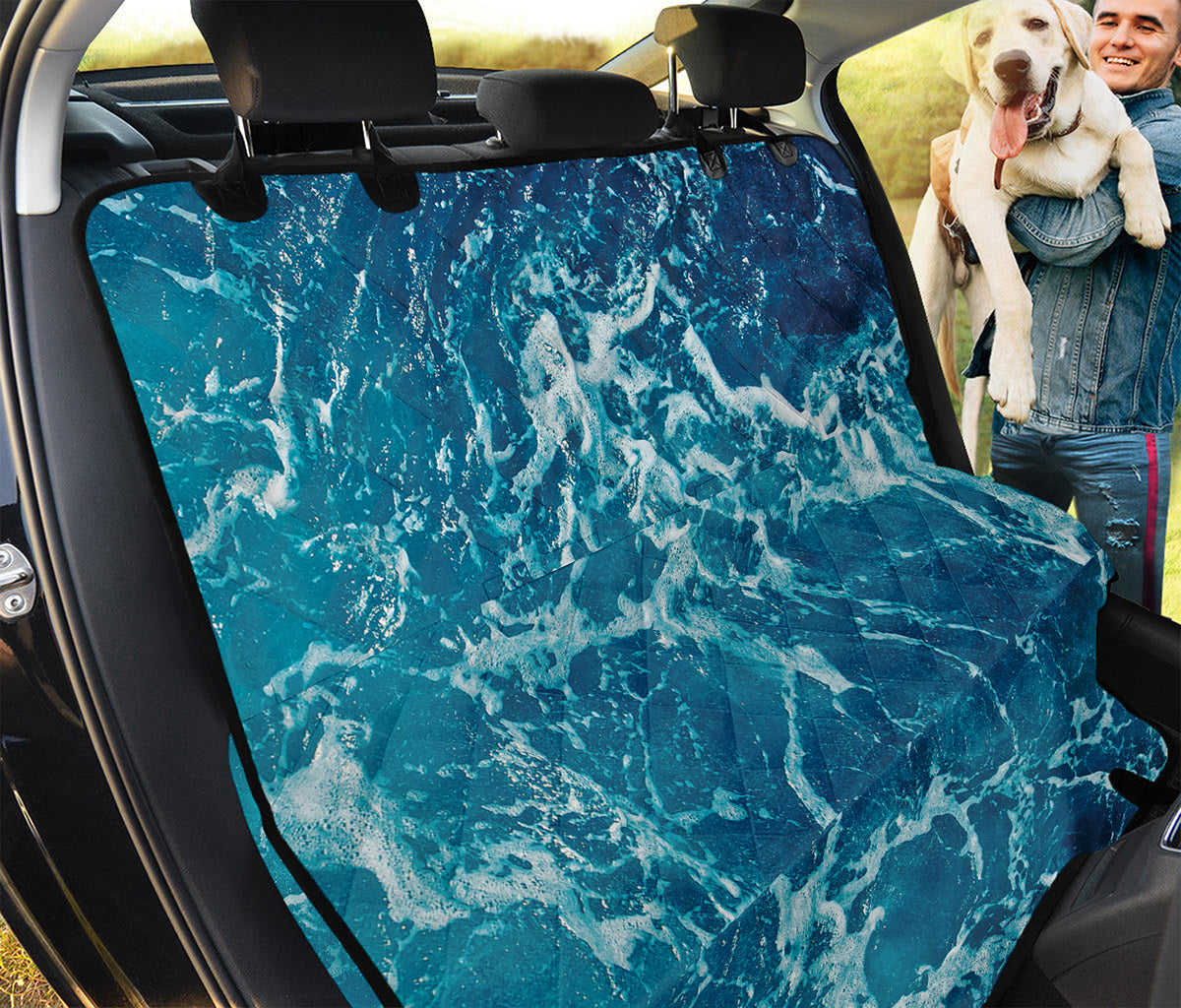 Ocean Surface Print Pet Car Back Seat Cover