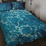 Ocean Surface Print Quilt Bed Set