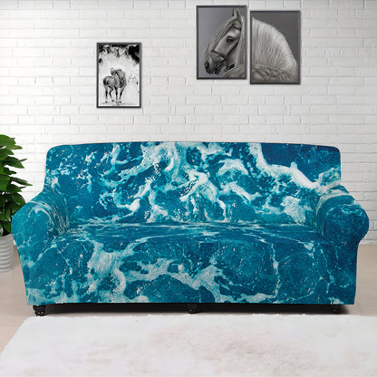 Ocean Surface Print Sofa Cover