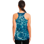 Ocean Surface Print Women's Racerback Tank Top