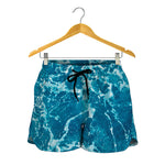 Ocean Surface Print Women's Shorts