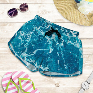 Ocean Surface Print Women's Shorts