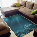 Ocean Underwater Print Area Rug