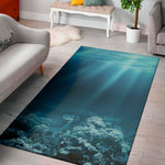 Ocean Underwater Print Area Rug