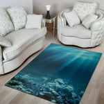 Ocean Underwater Print Area Rug