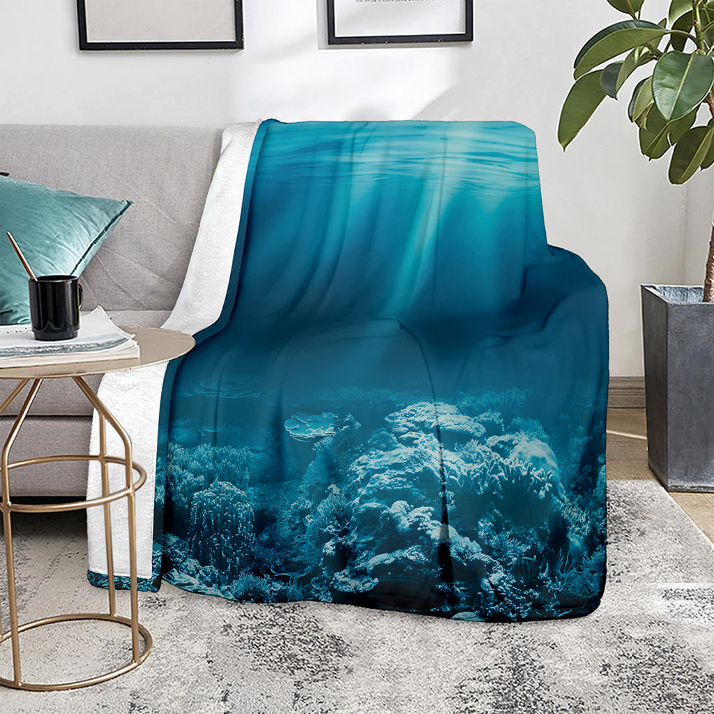 Ocean Underwater Print Blanket