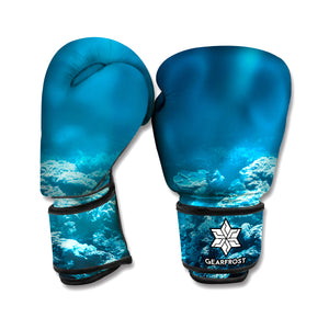 Ocean Underwater Print Boxing Gloves