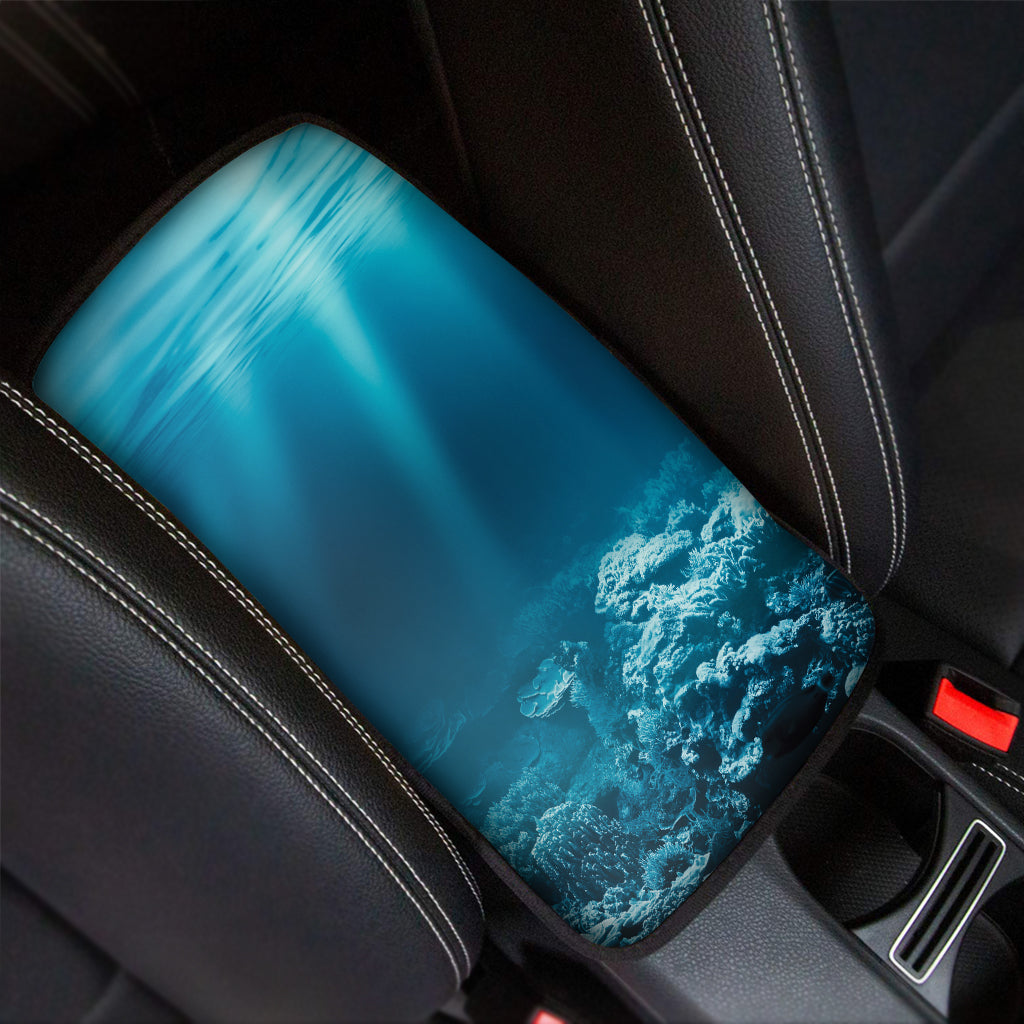 Ocean Underwater Print Car Center Console Cover