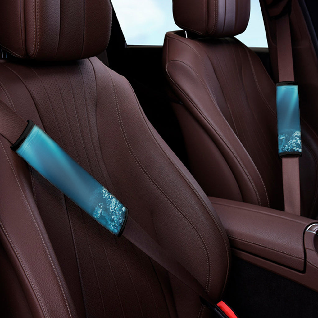 Ocean Underwater Print Car Seat Belt Covers