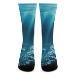 Ocean Underwater Print Crew Socks
