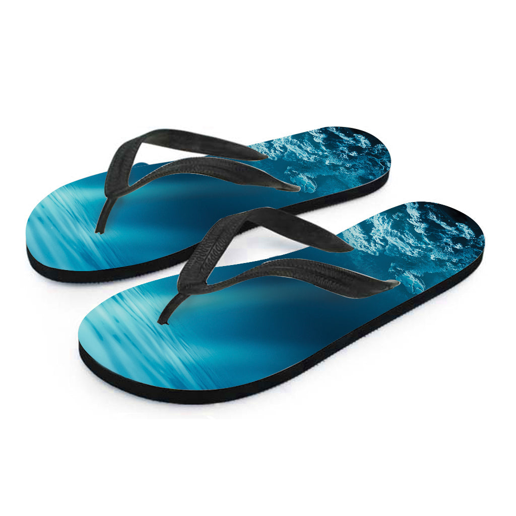 Ocean Underwater Print Flip Flops