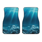 Ocean Underwater Print Front Car Floor Mats