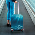 Ocean Underwater Print Luggage Cover