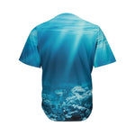 Ocean Underwater Print Men's Baseball Jersey