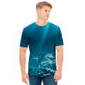 Ocean Underwater Print Men's T-Shirt