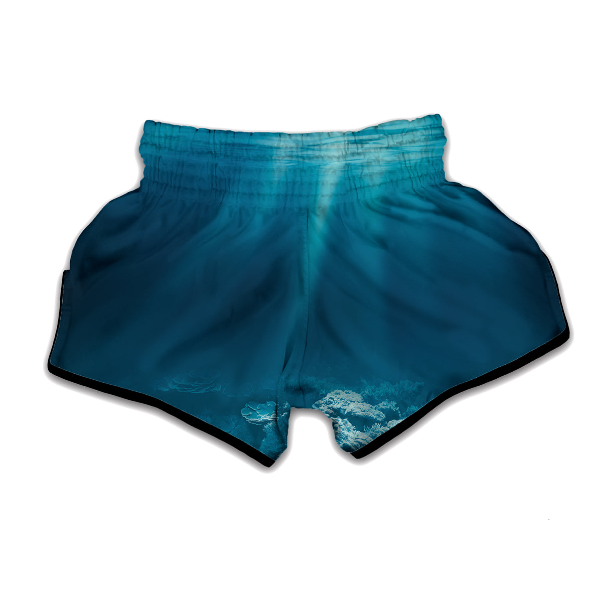 Ocean Underwater Print Muay Thai Boxing Shorts