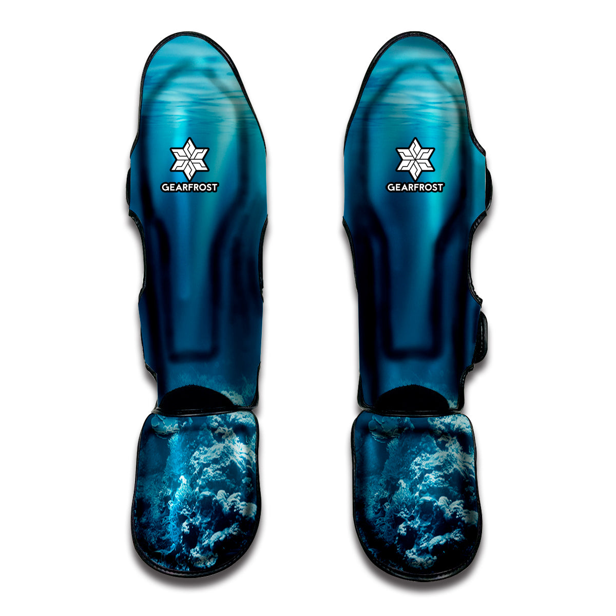 Ocean Underwater Print Muay Thai Shin Guard