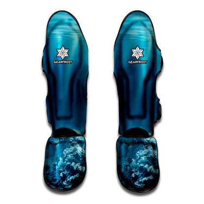 Ocean Underwater Print Muay Thai Shin Guard