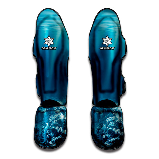 Ocean Underwater Print Muay Thai Shin Guard