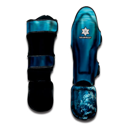 Ocean Underwater Print Muay Thai Shin Guard