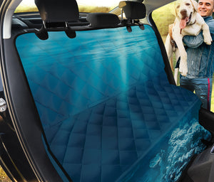 Ocean Underwater Print Pet Car Back Seat Cover