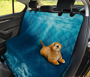 Ocean Underwater Print Pet Car Back Seat Cover