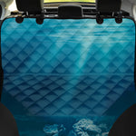 Ocean Underwater Print Pet Car Back Seat Cover