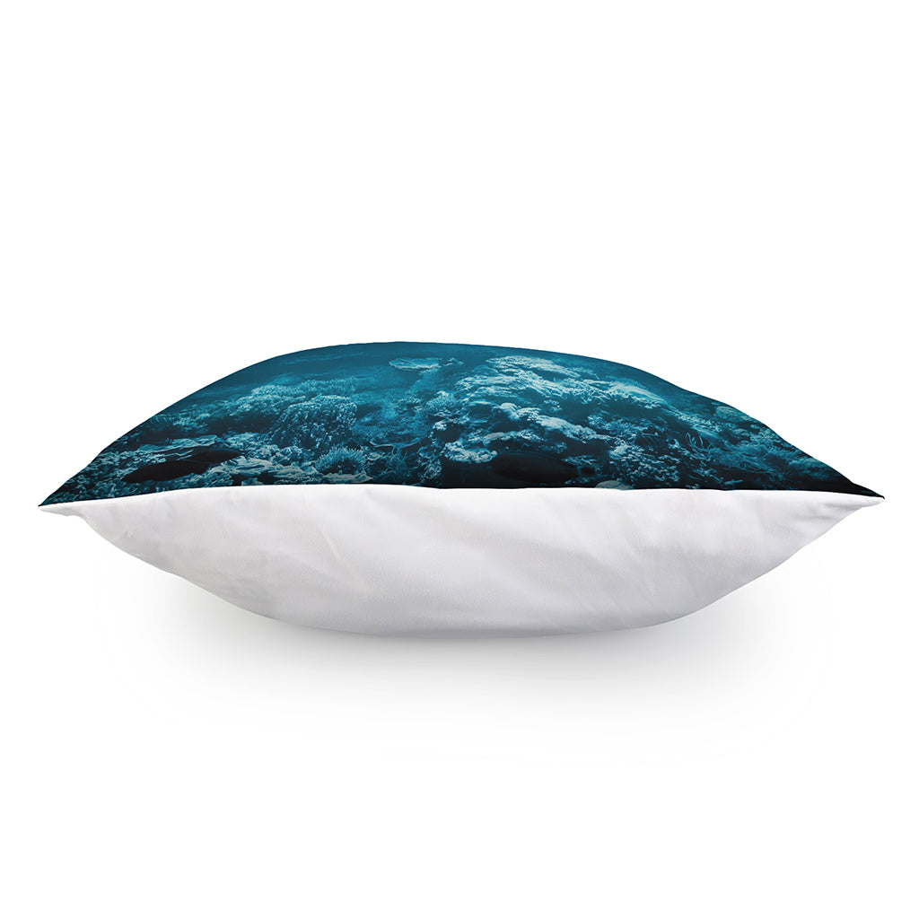 Ocean Underwater Print Pillow Cover