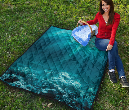 Ocean Underwater Print Quilt