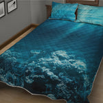 Ocean Underwater Print Quilt Bed Set