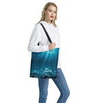 Ocean Underwater Print Tote Bag
