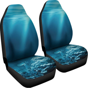 Ocean Underwater Print Universal Fit Car Seat Covers