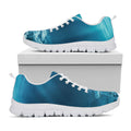 Ocean Underwater Print White Running Shoes