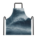 Ocean Wave Print Apron