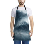 Ocean Wave Print Apron