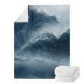 Ocean Wave Print Blanket