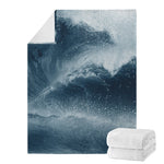Ocean Wave Print Blanket
