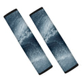 Ocean Wave Print Car Seat Belt Covers