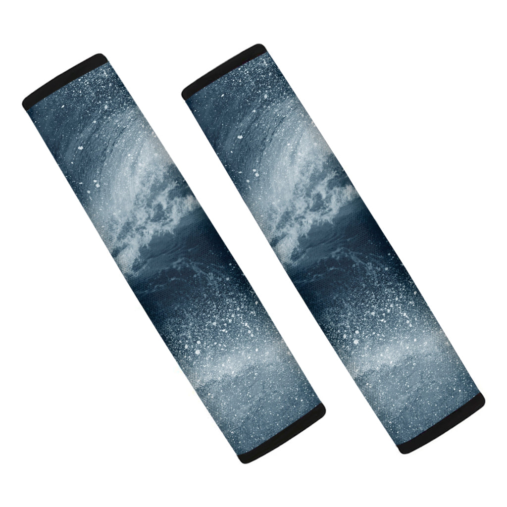 Ocean Wave Print Car Seat Belt Covers