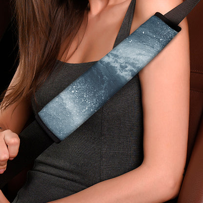 Ocean Wave Print Car Seat Belt Covers